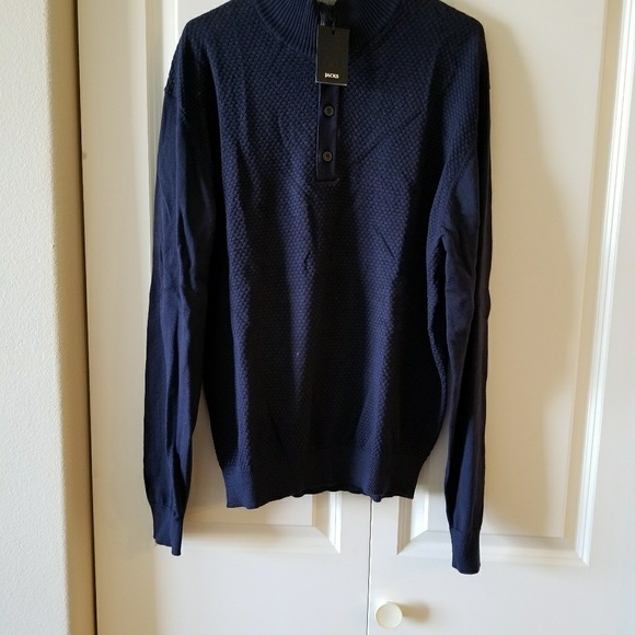 JACKS Men sweater, Blue color, Size XL - Picture 5 of 8